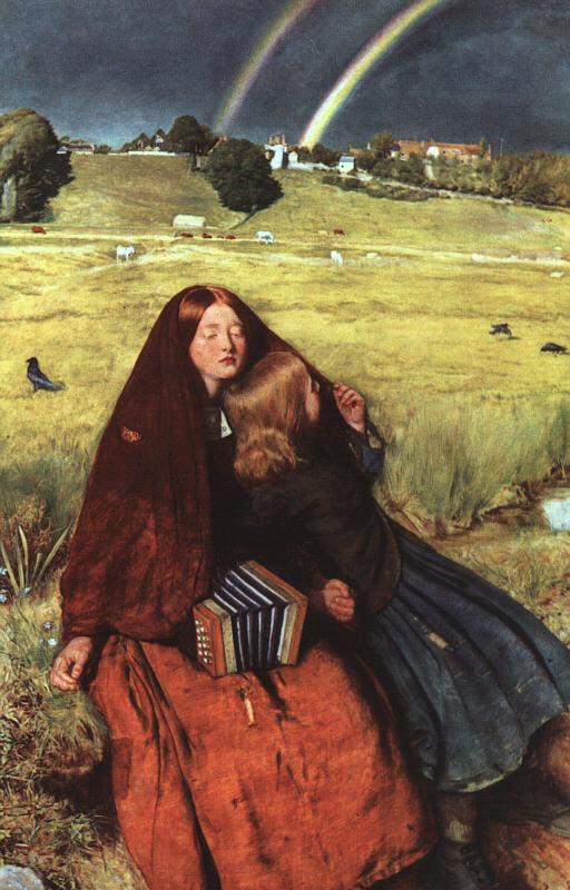 Sir John Everett Millais The Blind Girl oil painting image